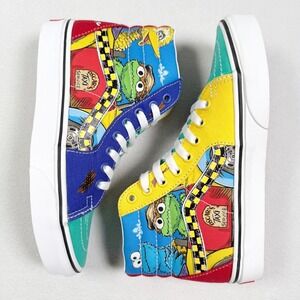 VANS Sesame Street x Sk8-Hi Oscar's Taxi Service Mens 5 Womens 6.5